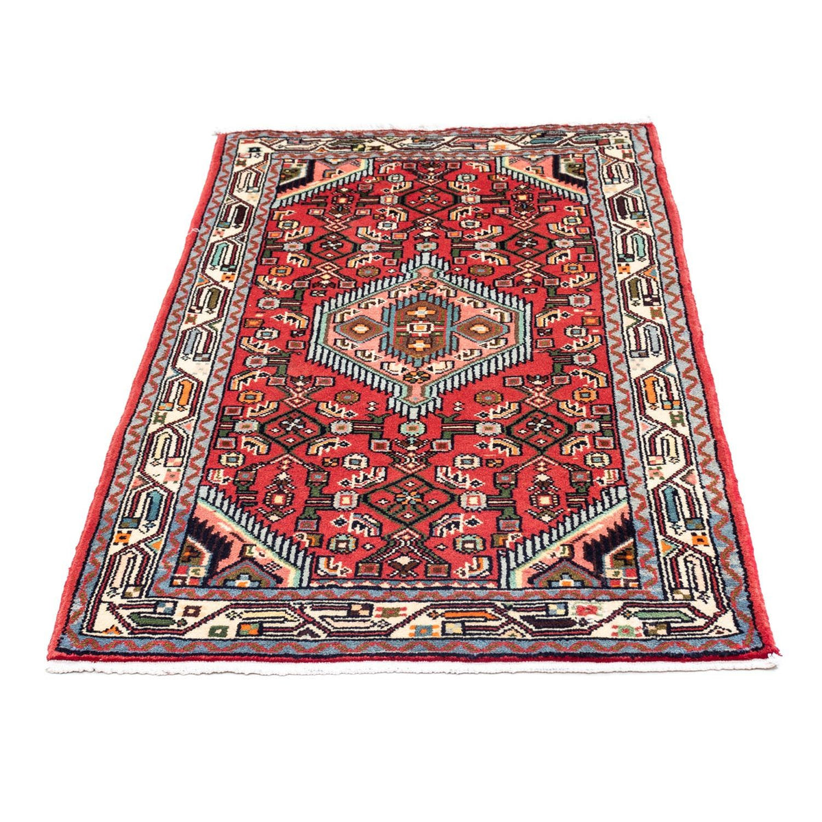 Tapis persan - Nomadic - 125 x 80 cm - rouge