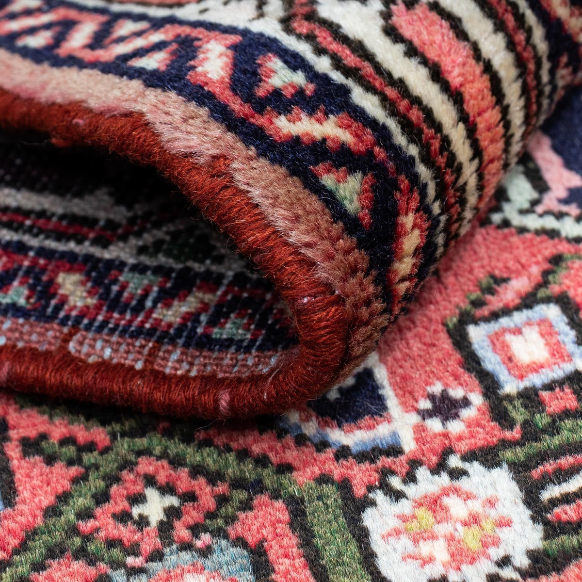 Tapis persan - Nomadic - 125 x 80 cm - rouge clair