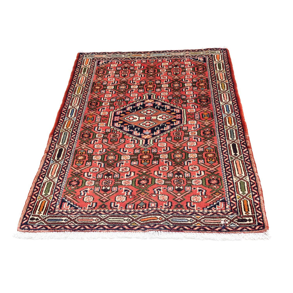 Tapis persan - Nomadic - 125 x 80 cm - rouge clair