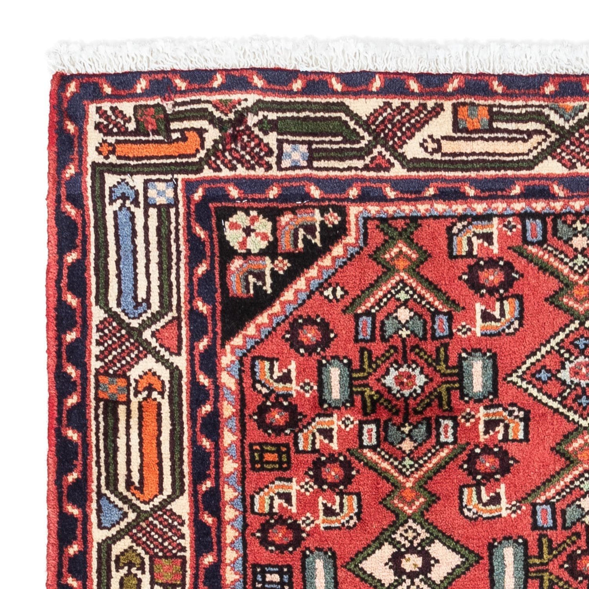 Tapis persan - Nomadic - 125 x 80 cm - rouge