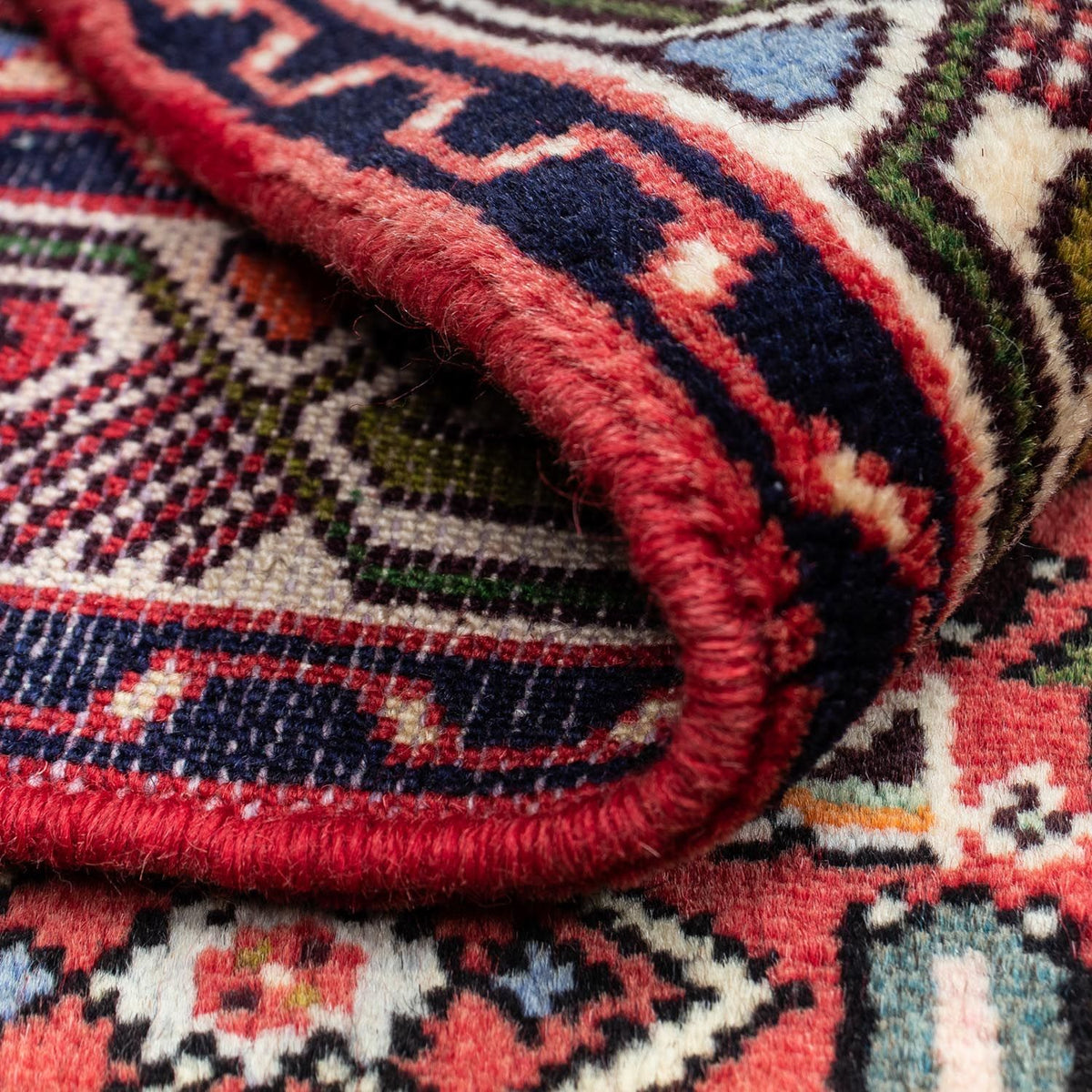 Tapis persan - Nomadic - 125 x 80 cm - rouge