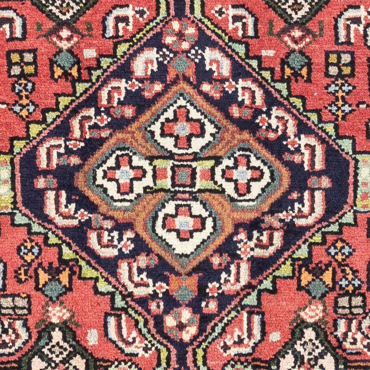 Tapis persan - Nomadic - 125 x 80 cm - rouge clair