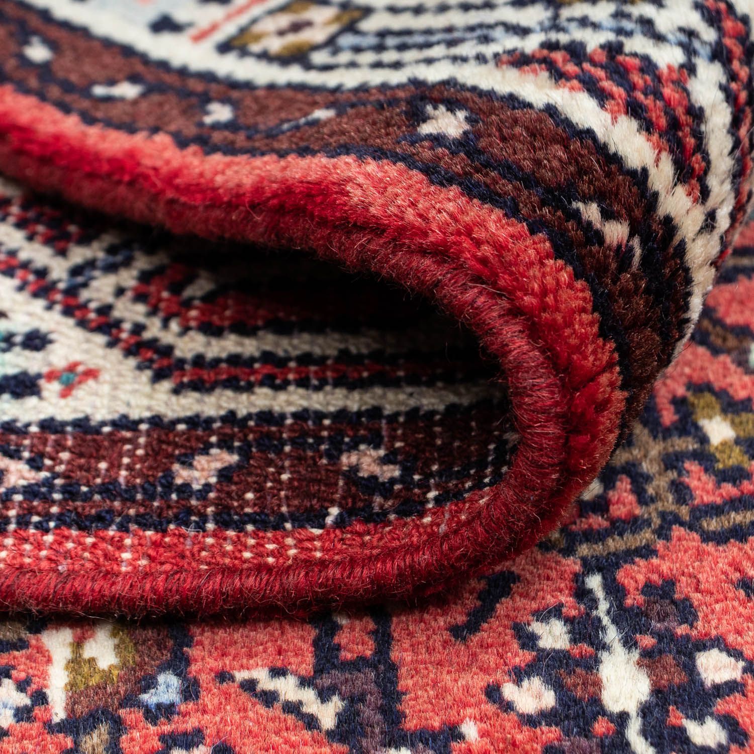 Tapis persan - Nomadic - 125 x 80 cm - rouge