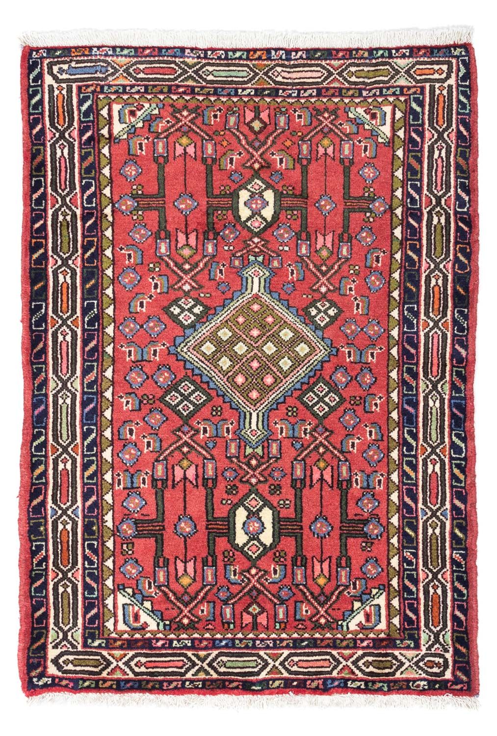 Tapis persan - Nomadic - 125 x 80 cm - rouge