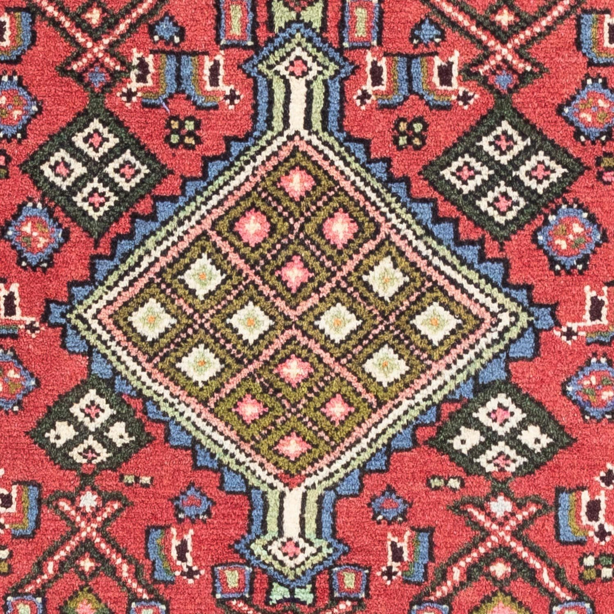 Tapis persan - Nomadic - 125 x 80 cm - rouge