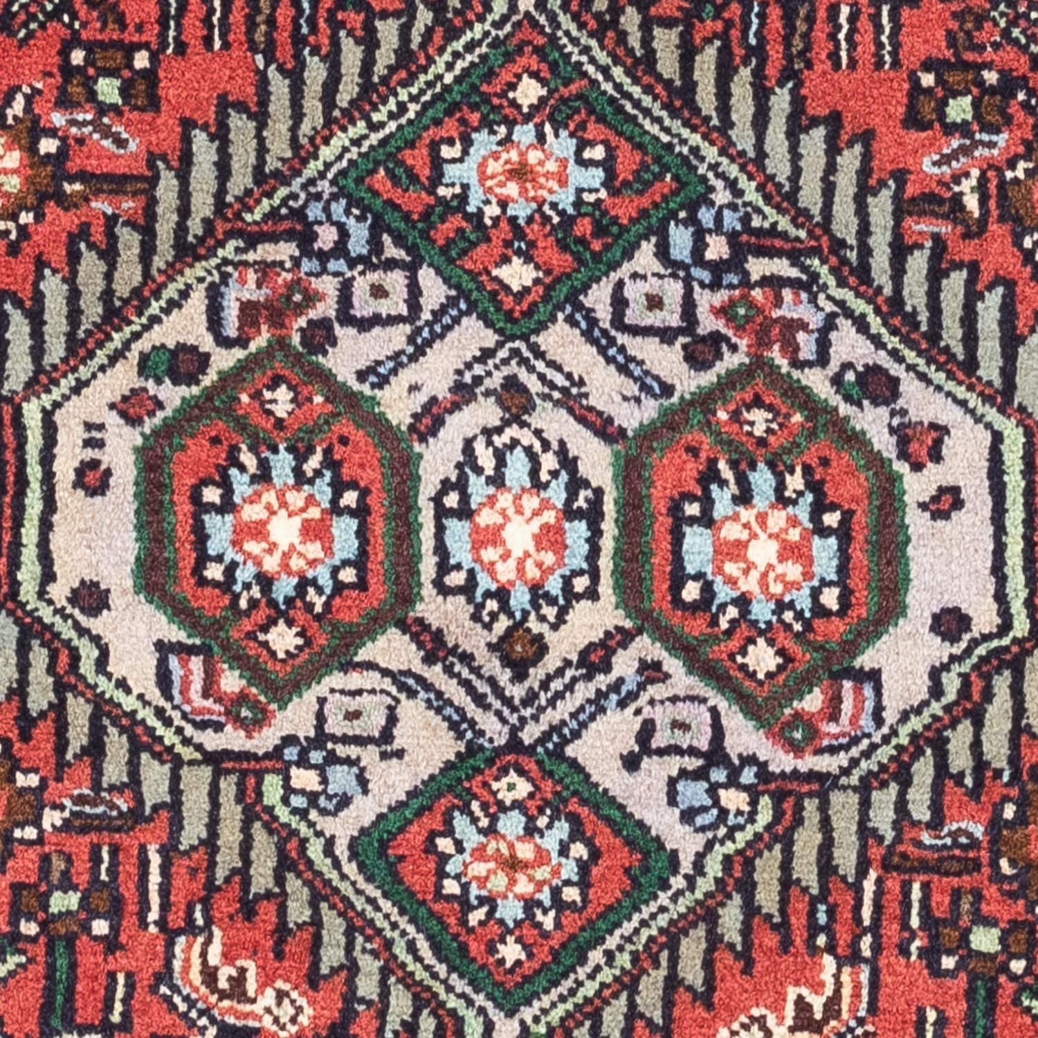 Tapis persan - Nomadic - 125 x 80 cm - rouge clair