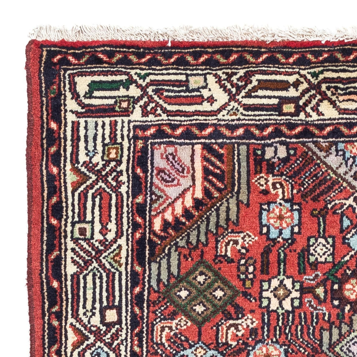 Tapis persan - Nomadic - 125 x 80 cm - rouge clair