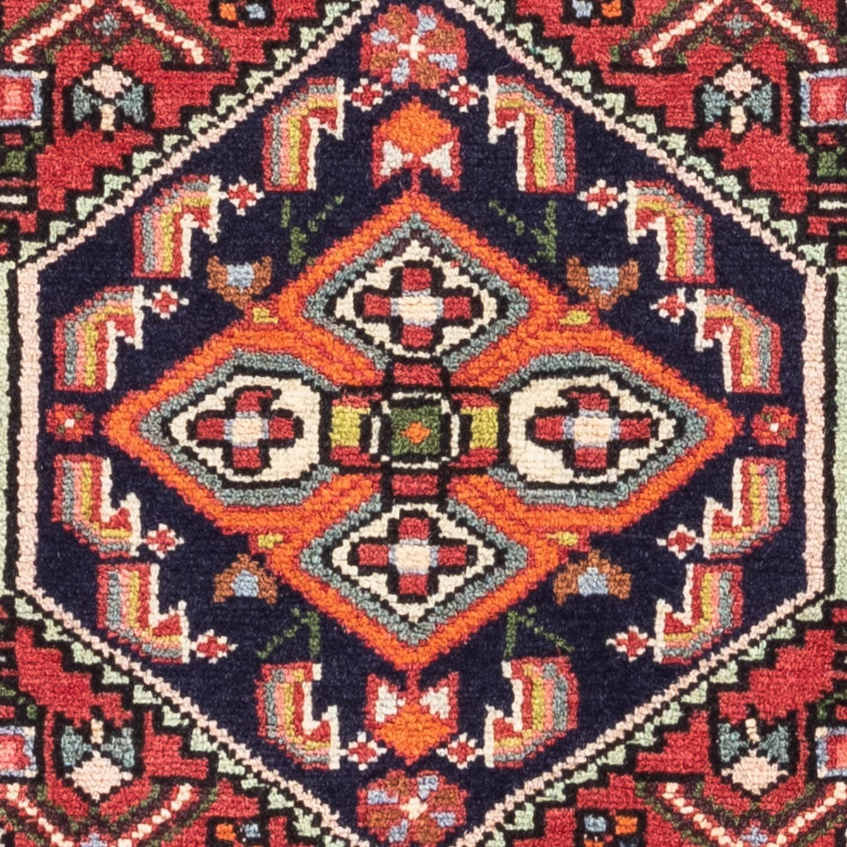 Tapis persan - Nomadic - 125 x 80 cm - rouge
