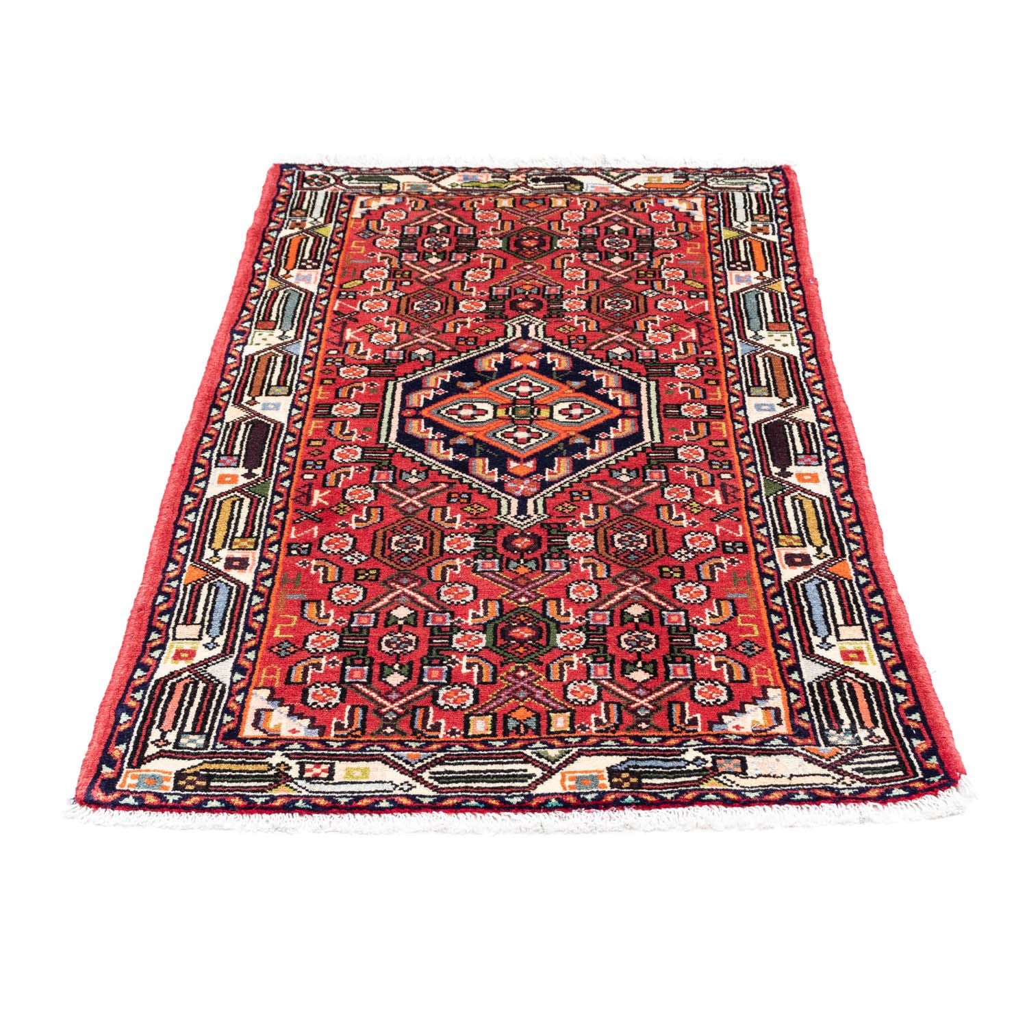 Tapis persan - Nomadic - 125 x 80 cm - rouge