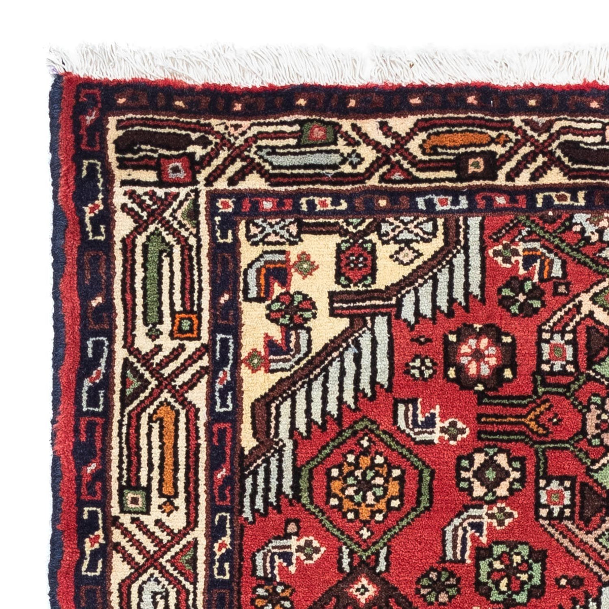 Tapis persan - Nomadic - 125 x 80 cm - rouge
