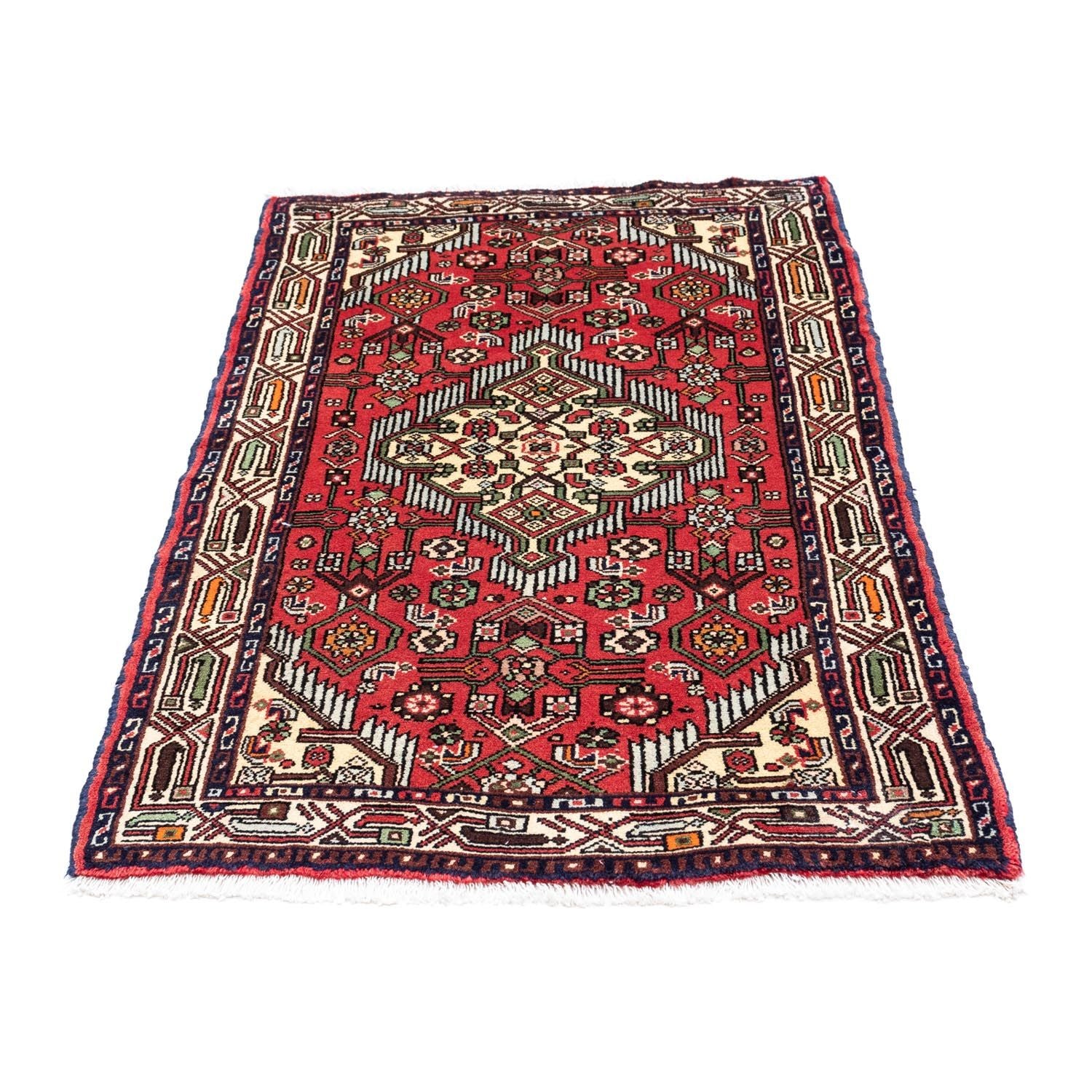 Tapis persan - Nomadic - 125 x 80 cm - rouge