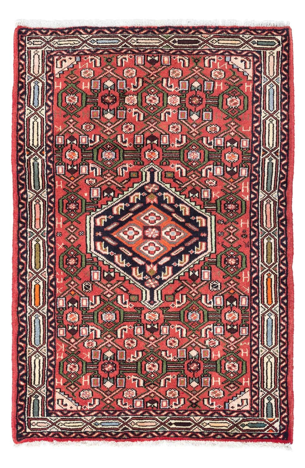 Tapis persan - Nomadic - 125 x 80 cm - rouge