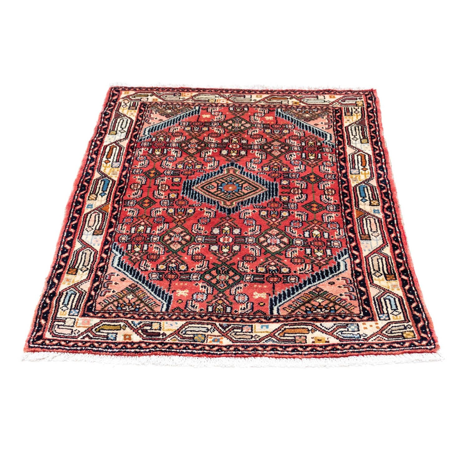 Tapis persan - Nomadic - 125 x 80 cm - rouge