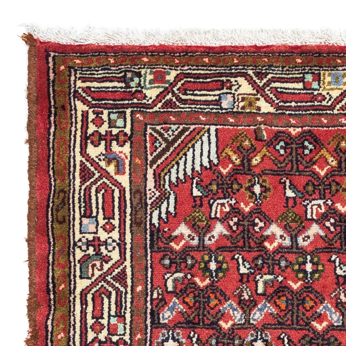 Tapis persan - Nomadic - 125 x 80 cm - rouge