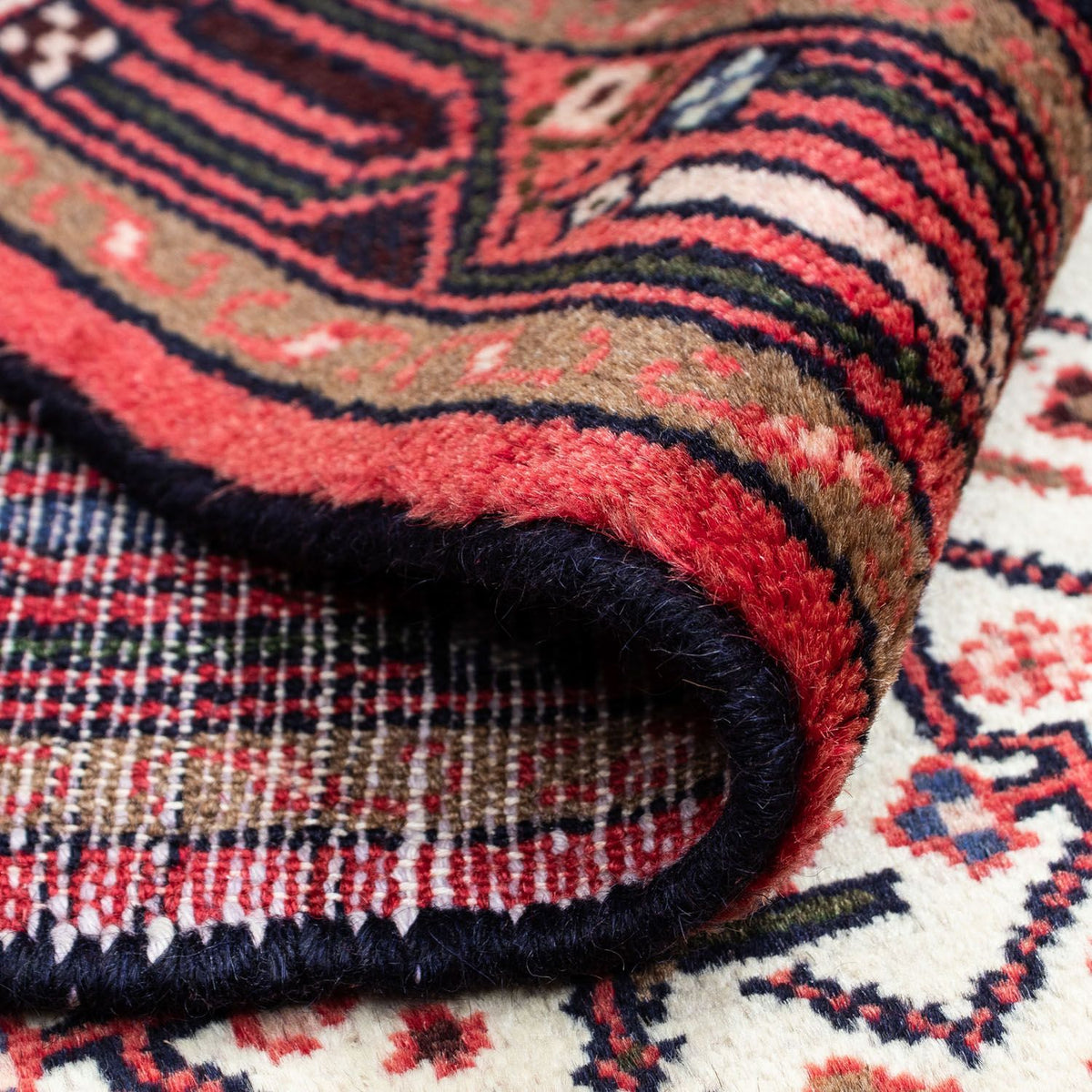 Tapis persan - Nomadic - 125 x 80 cm - beige