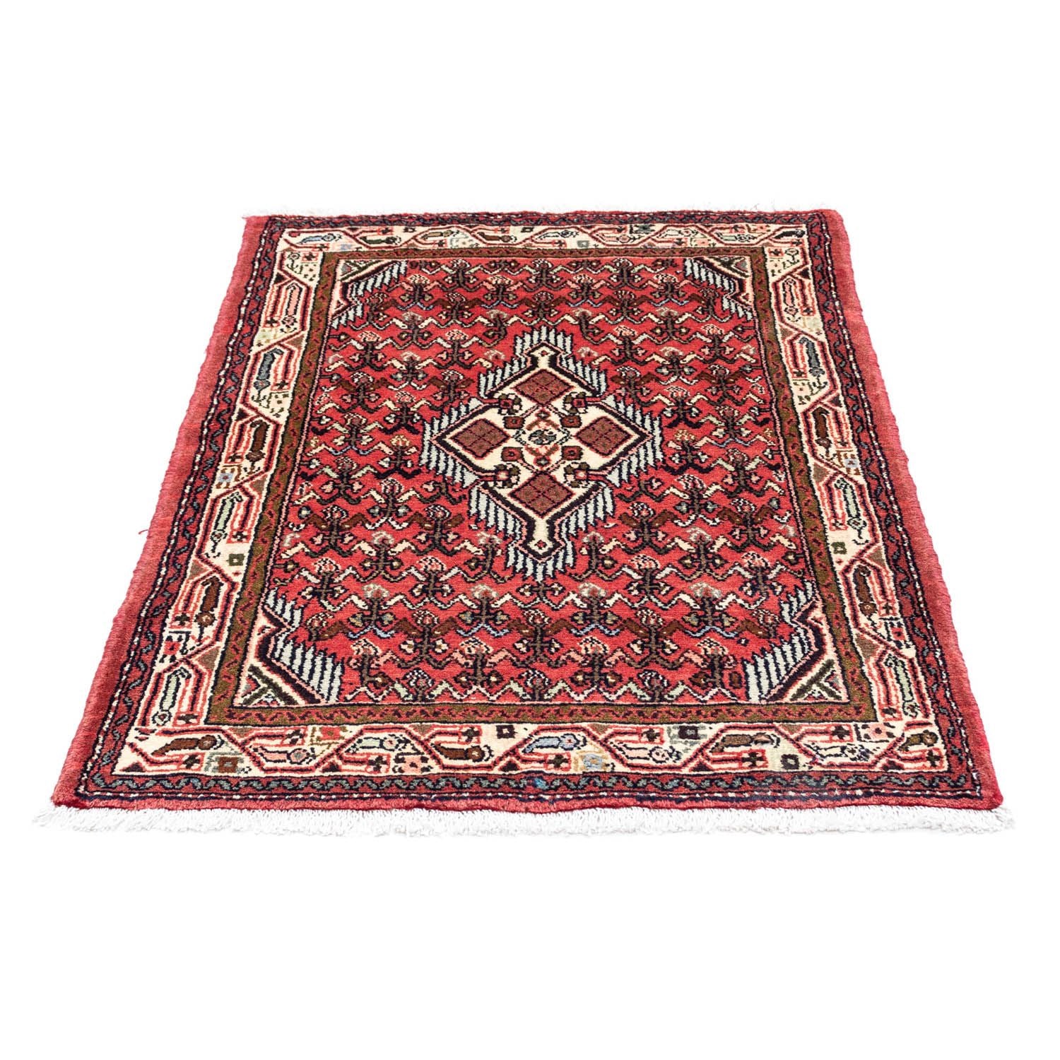 Tapis persan - Nomadic - 125 x 80 cm - rouge