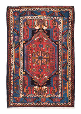 Tapis persan - Nomadic - 129 x 84 cm - multicolore