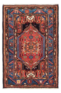 Tapis persan - Nomadic - 119 x 82 cm - rouge clair