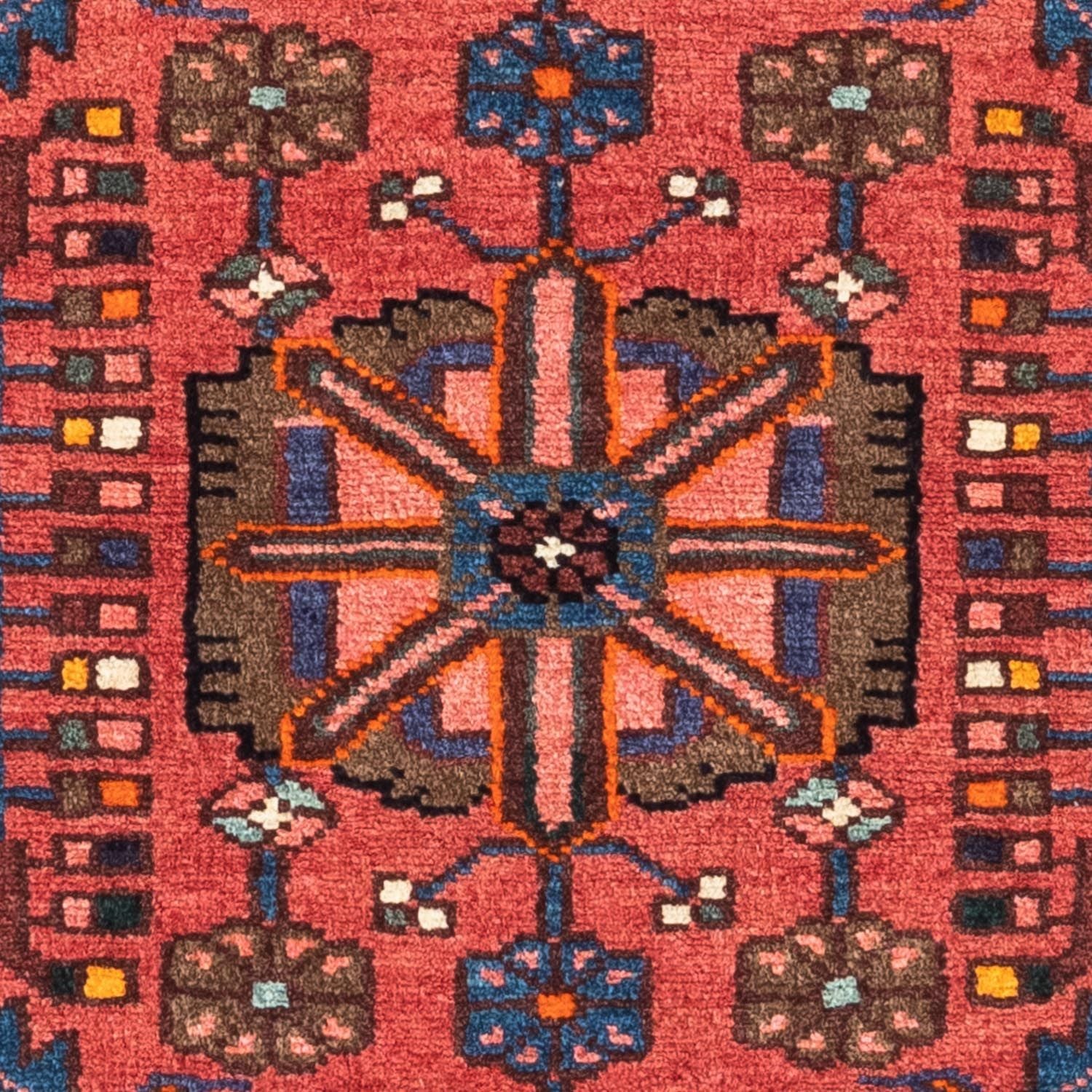Tapis persan - Nomadic - 118 x 83 cm - rouge clair
