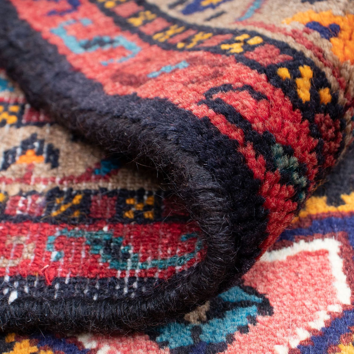 Tapis persan - Nomadic - 120 x 85 cm - rouge clair