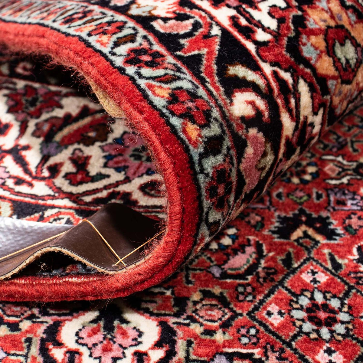 Tapis persan - Bidjar - 242 x 170 cm - rouge