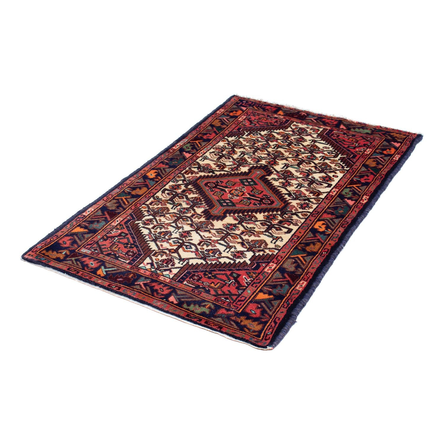 Tapis persan - Nomadic - 125 x 80 cm - beige