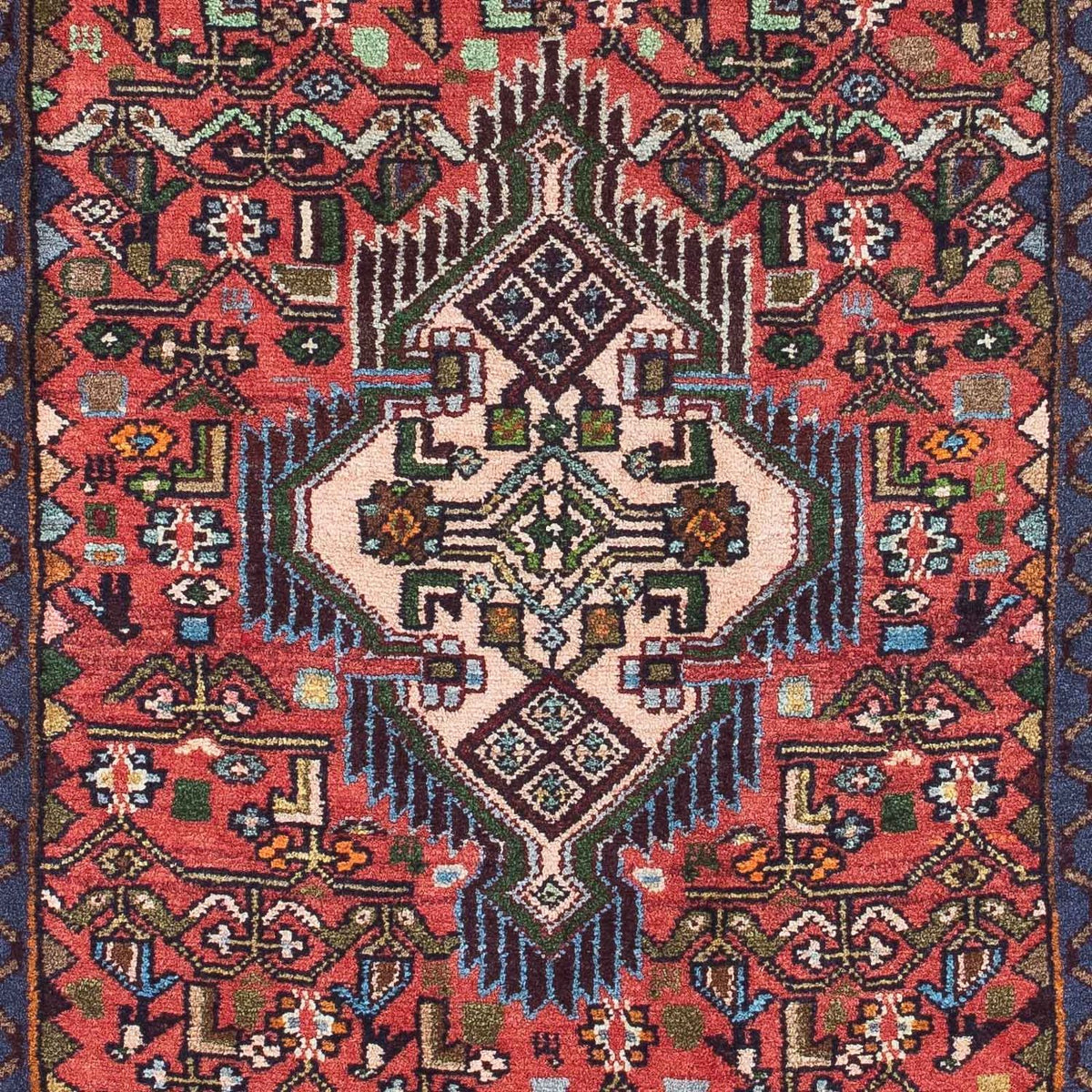 Tapis persan - Nomadic - 125 x 80 cm - rouge