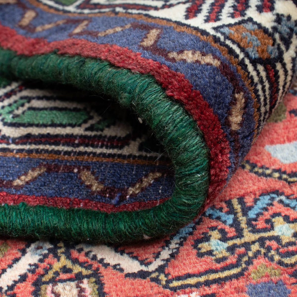 Tapis persan - Nomadic - 125 x 80 cm - rouge