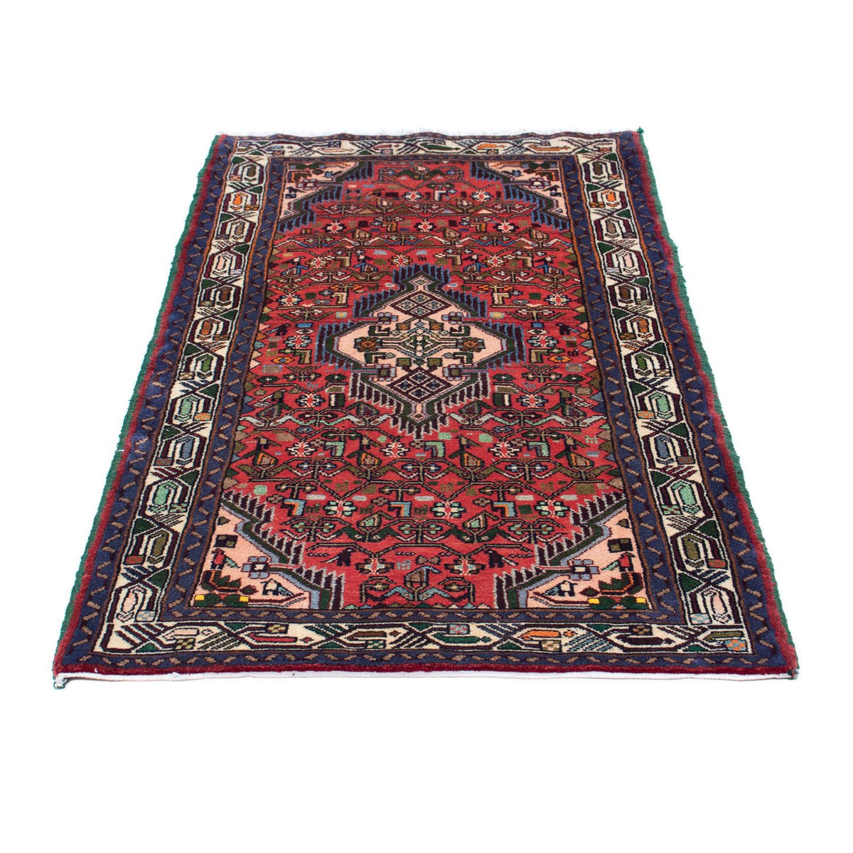 Tapis persan - Nomadic - 125 x 80 cm - rouge