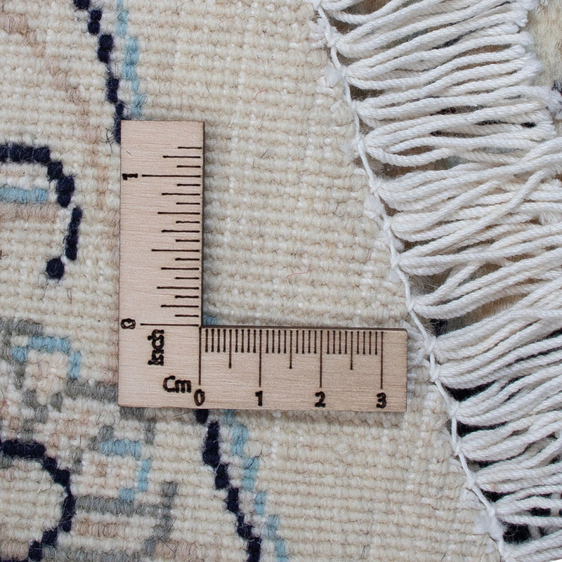 Tapis persan - Nain ronde  - 300 x 300 cm - bleu foncé