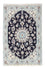 Tapis persan - Nain - Royal - 90 x 60 cm - bleu foncé