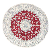 Tapis persan - Nain - Royal ronde  - 90 x 60 cm - rouge