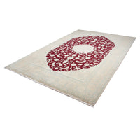 Tapis persan - Nain - 297 x 201 cm - rouge foncé