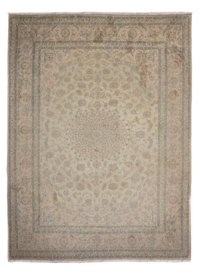 Tapis persan - Nain - 338 x 252 cm - marron clair