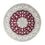 Tapis persan - Nain - Royal ronde  - 240 x 240 cm - rouge foncé