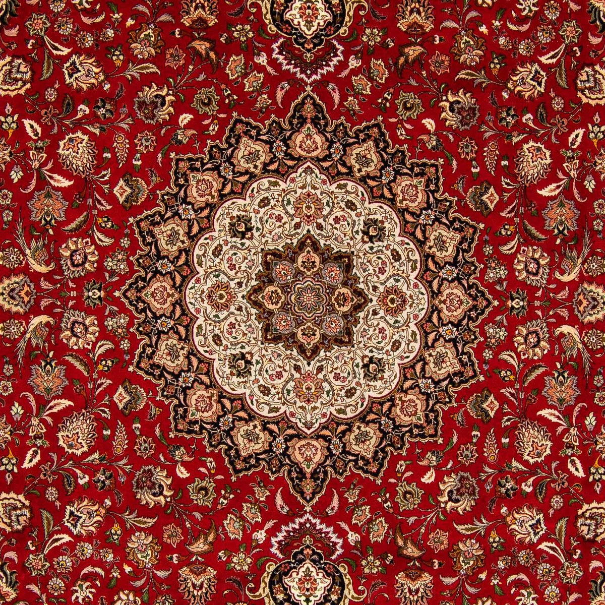 Tapis persan - Tabriz - Royal - 396 x 302 cm - rouge foncé