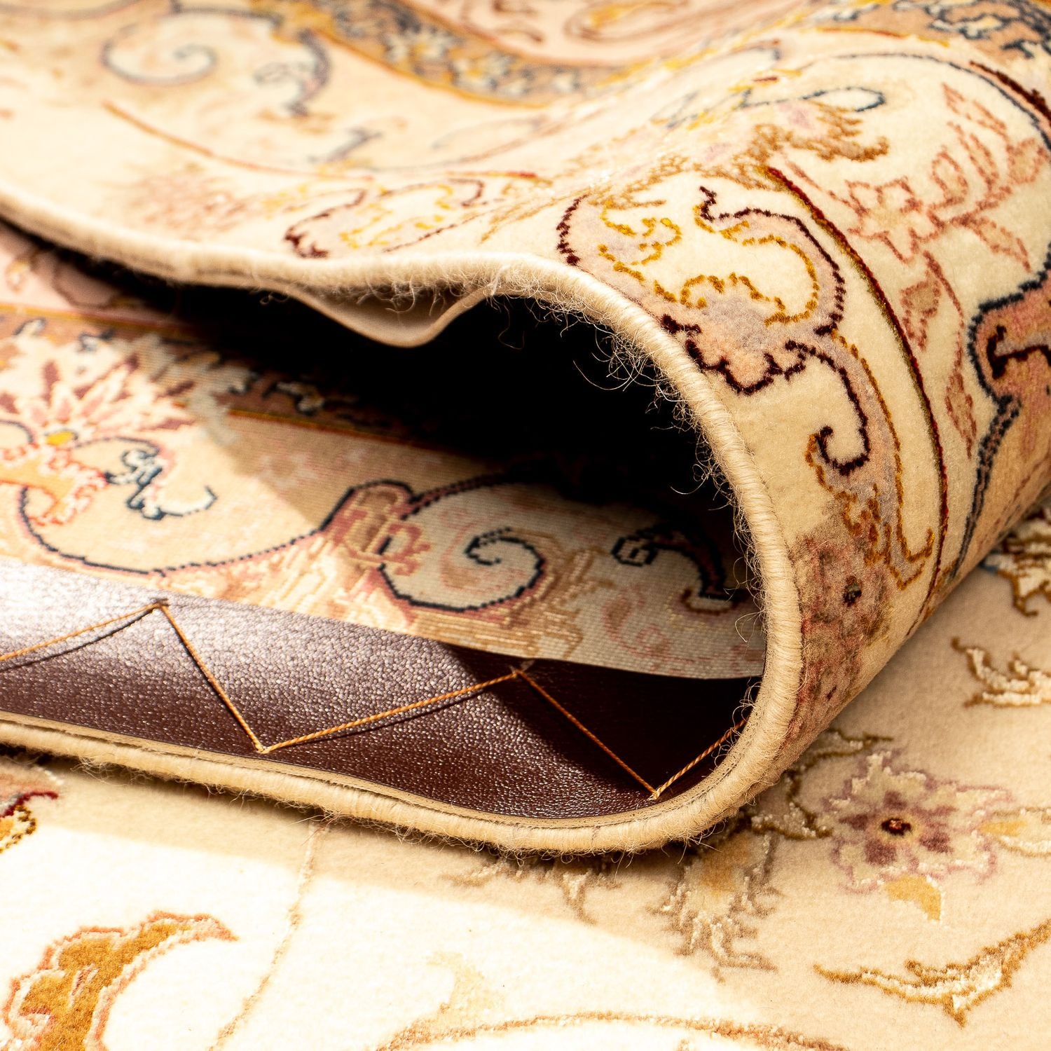 Tapis persan - Tabriz - Royal - 350 x 251 cm - marron clair