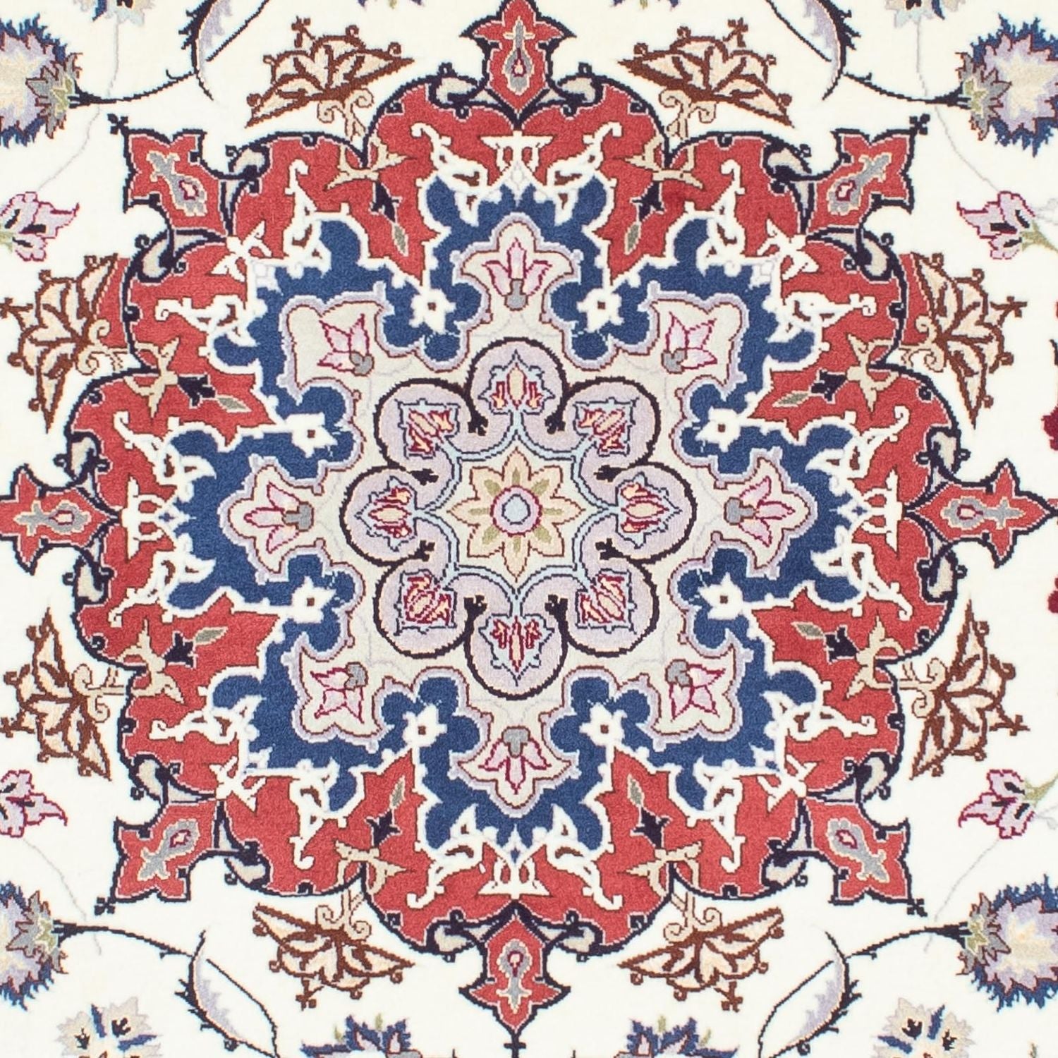 Tapis persan - Tabriz - Royal - 194 x 154 cm - beige