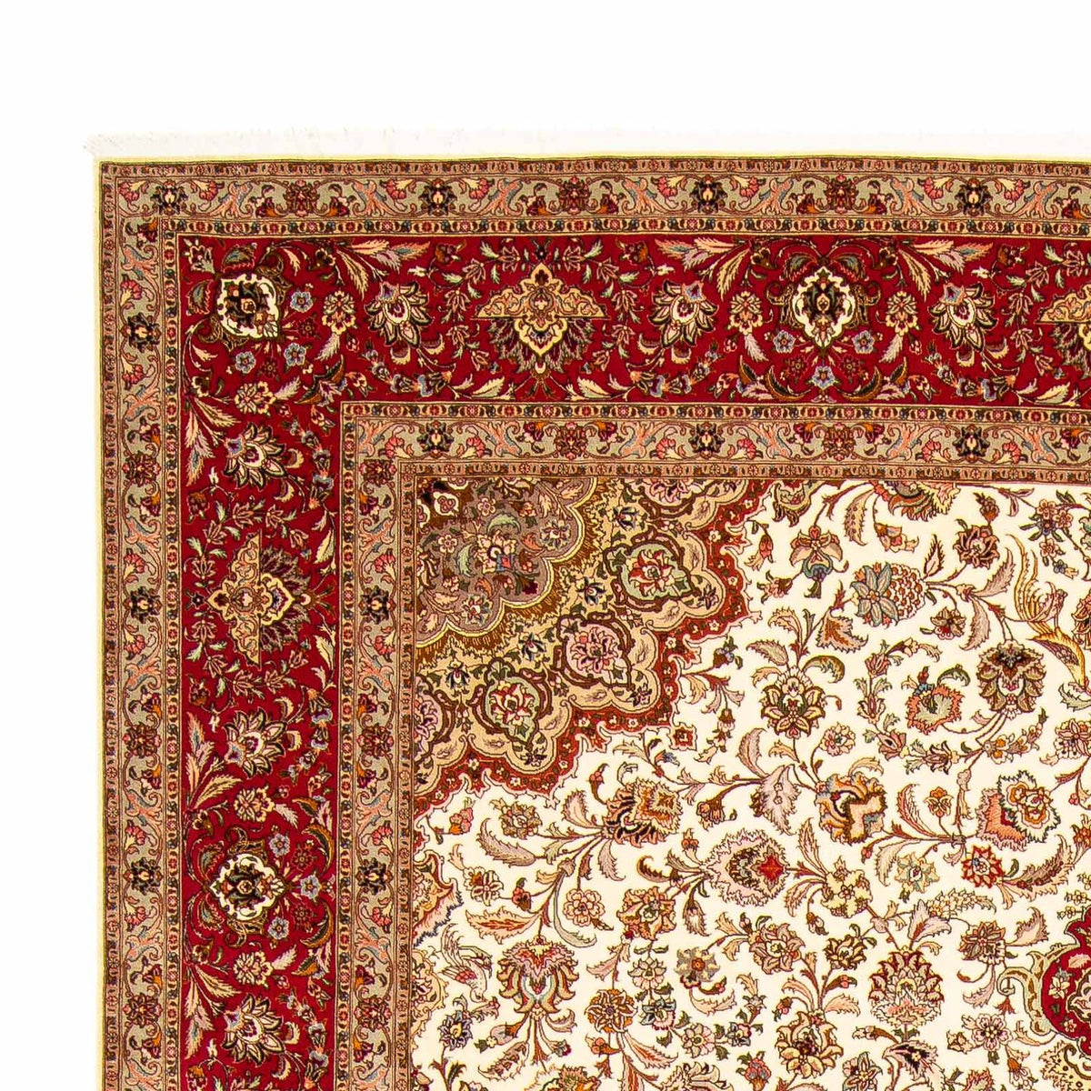 Tapis persan - Tabriz - Royal - 400 x 302 cm - rouge