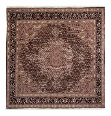 Tapis persan - Tabriz - Royal carré  - 248 x 245 cm - marron