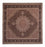 Tapis persan - Tabriz - Royal carré  - 248 x 245 cm - marron