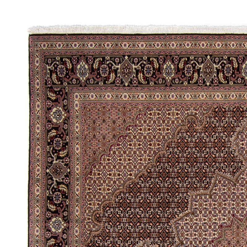 Tapis persan - Tabriz - Royal carré  - 248 x 245 cm - marron