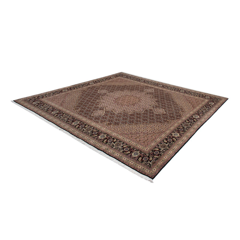 Tapis persan - Tabriz - Royal carré  - 248 x 245 cm - marron