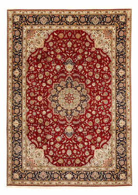 Tapis persan - Tabriz - Royal - 353 x 254 cm - rouge foncé