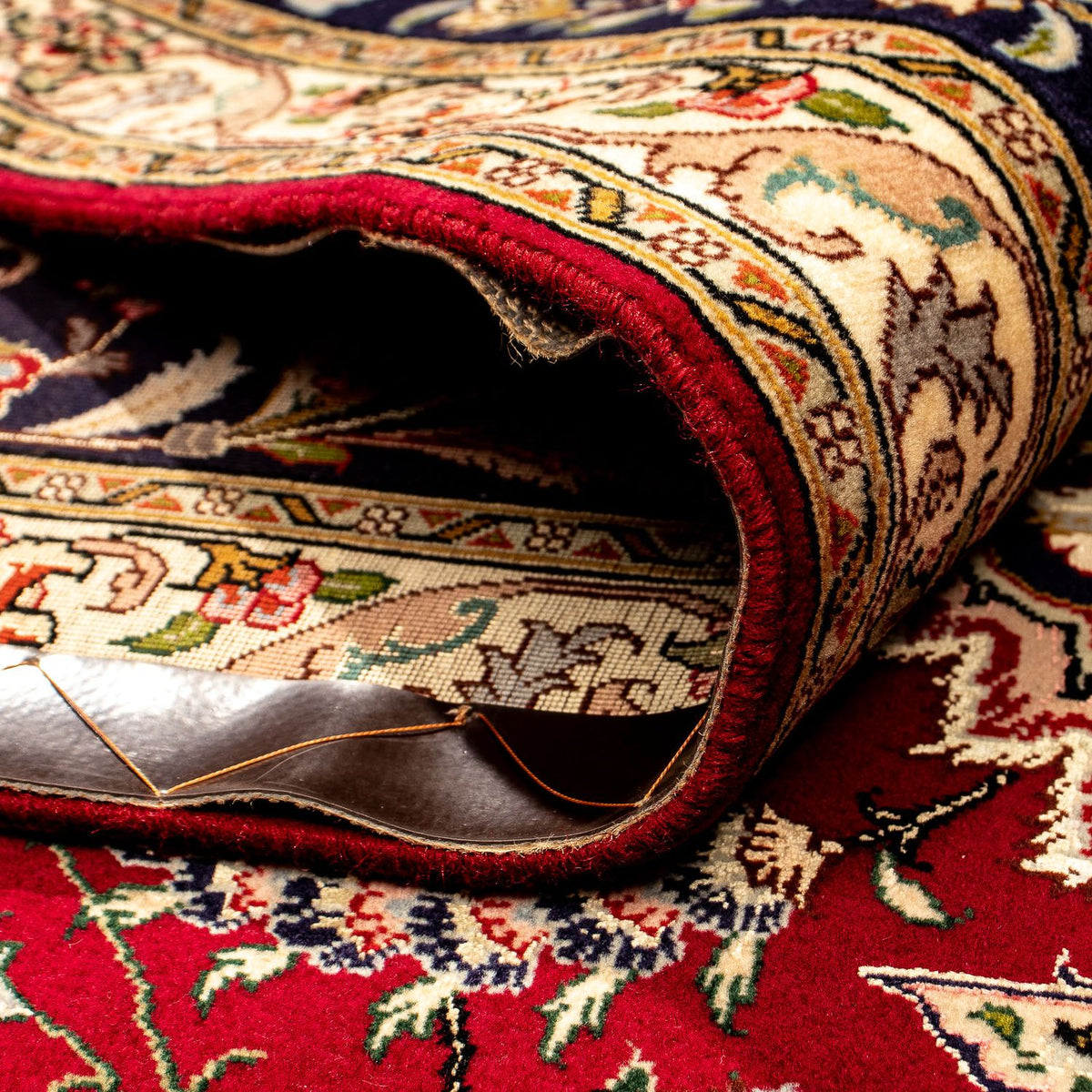 Tapis persan - Tabriz - Royal - 353 x 254 cm - rouge foncé