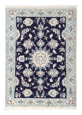 Tapis persan - Nain - Royal - 85 x 58 cm - bleu foncé
