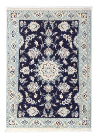 Tapis persan - Nain - Royal - 85 x 58 cm - bleu foncé