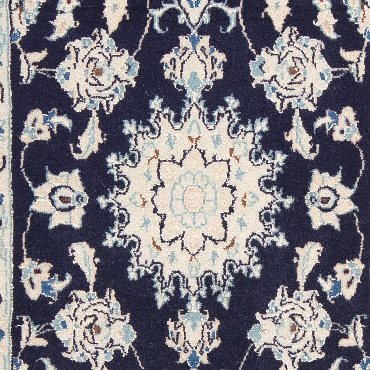 Tapis persan - Nain - Royal - 94 x 54 cm - bleu foncé