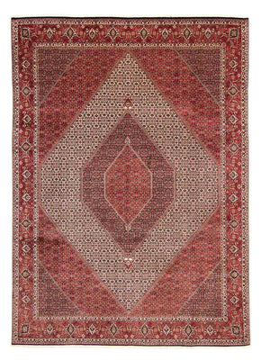 Tapis persan - Bidjar - 404 x 298 cm - rouge clair