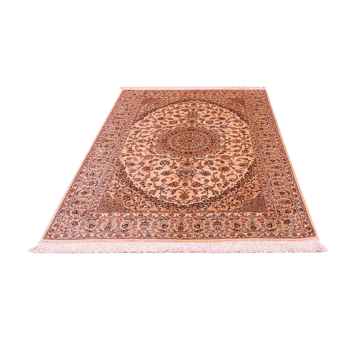 Tapis persan - Ghom - 195 x 131 cm - beige
